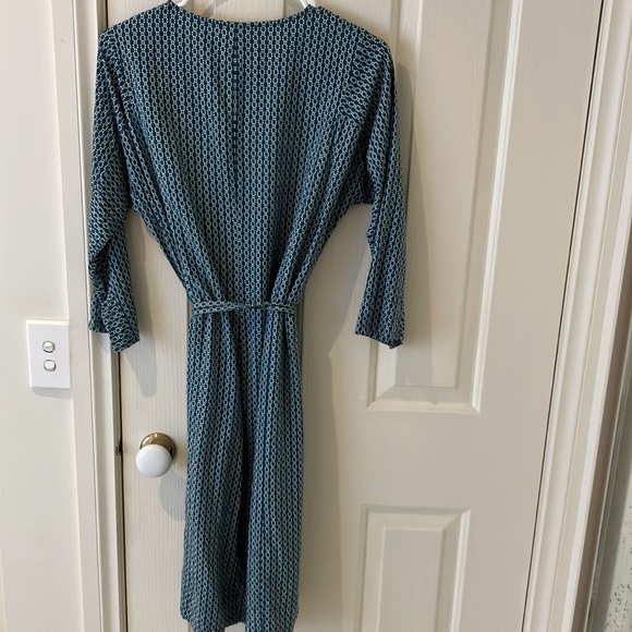 Trenery 3/4 green print dress - Picture 4 of 4